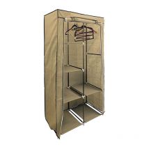 Armoire de rangement -- beige - 89 x 44,5 x 169 cm