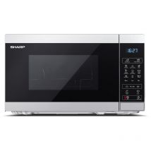 Sharp YC-MG02E-S Four à micro-ondes Table de cuisson Four à micro-ondes combiné 20 L 800 W Noir, acier
