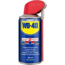 Spray lubrifiant dégrippant WD40 Double Position 250 ml