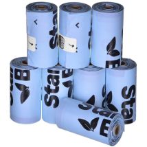 Sacs à crottes biodégradables – 120 unités – 8 x 15 cm – Bleu – FROMM & STARCK