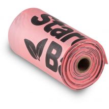 Unknown starchbag Sacs bio compostables pour excréments 1 rouleau x 15 pcs, col. rose (159596)