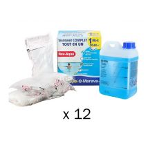 Kit traitement piscine complet - Rev-Aqua 30/60 m3 - 12 mois de Mareva