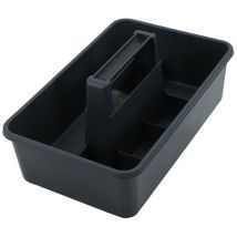 Plateau De Rangement Pour Produits D'Entretien 35,2x22,2x15,1cm Gris Foncé