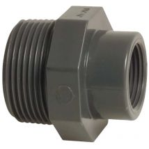 Reduzierstück, pvc-u, 3 Zoll ag x 2 Zoll ig, 10 bar, grau - Profec