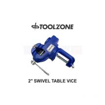 Toolzone - 2" Engineer Swivel Table Vice Vise Clamp with Anvil Bolt Mounting VC035