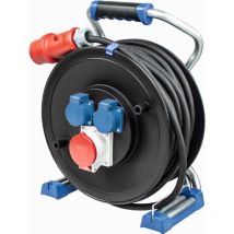 Professionelle Kabelaufwicklung Dreiphasig As Schwabe 400v 20m Kabel H07rn-f 5g2,5 - 822658