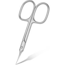 Professionelle Nagelhautschere, Nagelschere, Augenbrauenschere, Gebogene Klinge Aus Edelstahl Für Maniküre, Pediküre, Schönheitspflege Für Nägel, 