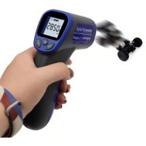 Bluedeer - Professioneller Digitaler Tachometer Drehzahlmesser, Hand-Tachometer, Digitaler TachometerLCD Digital Laser Umdrehungsmesser Tachometer,