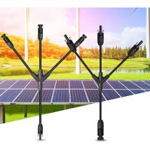 Professioneller Solarpanel-Kabelstecker, Y-Typ-3-Abzweig, für Solar-Photovoltaik-Panel-System