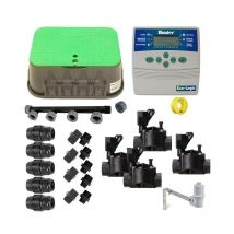 Kit d'arrosage professionnel Hunter Rain Bird 4 zones 24v pour tuyau de 25mm