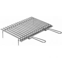 Professionelles Grauzentil in Edelstahl mit Flüssigsammlung - 64x40xH10 cm.