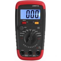 Start - Professionnel Capacimetre, Testeur de numérique condensateur 0,1 pF - 20000uF avec capacimètre avec rétroéclairage lcd et veste de protection