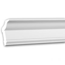 Profhome Decor - Cornice Moulding 150174F Profhome Flexible Moulding Coving Cornice Crown Moulding Neo-Classicism style white 2 m