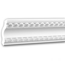 Profhome Decor - Cornice Moulding 150184 ative Moulding Crown Moulding Coving Cornice timeless classic design white 2 m
