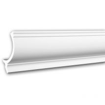 Profhome Decor - Cornice Moulding 150261F Profhome Crown Moulding Flexible Moulding Decorative Moulding contemporary design white 2 m - white