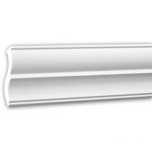 Profhome Decor - Eckleiste profhome 150275F Stuckleiste Flexible Leiste Zierleiste Neo-Klassizismus-Stil weiß 2 m