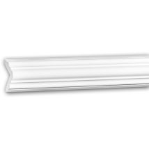 Profhome Decor - Eckleiste Profhome 150295f Stuckleiste Flexible Leiste Zierleiste Neo-klassizismus-stil Weiß 2 M