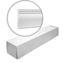 Profhome 151601 1 Karton set mit 4 Wand- und Friesleisten Zierleisten Stuckleisten 8 m