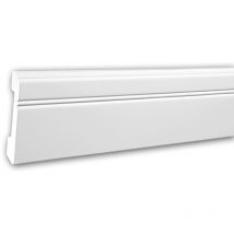 Profhome Decor - Plinthe 153103 Profhome Moulure décorative style Néo-Classicisme blanc 2 m
