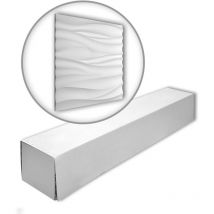 Profhome Decor - Profhome 159001-box 1 Karton Set Mit 4 3d Wandpaneelen Wandvertäfelungen Modernes Design 1,44 M2
