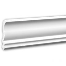 Cornice Moulding 650105 Profhome Decor ative Moulding Crown Moulding Coving Cornice Neo-Classicism style white 2 m