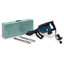 Eberth - Abbruchhammer Stemmhammer Bohrhammer Elektrisch 1600W (1800 Schläge/Min, 36-42 Joule, sds hex Sechskantaufnahme 30mm, Robuster Zusatzgriff,
