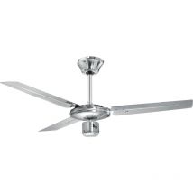 Proficare - pc-dvl 3071 - Ventilatore a soffitto a 3 pale, adatto per ambienti fino a 25 m², 4 livelli di potenza, funzione inversa, acciaio