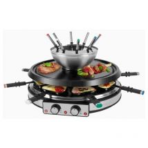 Proficook - Appareil à raclette et fondue 8 personnes PC-RG/FD1245