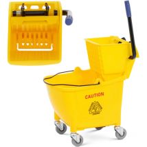 Profi-Putzwagen Reinigungswagen mit Presse Wischwagen Wischeimer Putzeimer 32 l