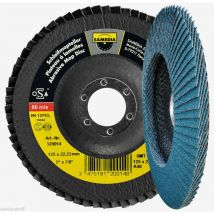 Samedia - 5x Profi-Schleifmopteller smt 115mm ,125mm K40,K60,K80 125 x 1,0 x 22,23 mm 40