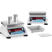 Profi Tischwaage Ladenwaage Kontrollwaage Marktwaage 3 kg/1g 6 kg/2g led geeicht
