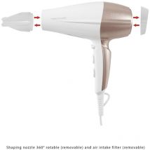 Proficare - Haartrockner pc-ht 3010 2200W Ionic