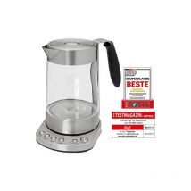 Proficook - pc-wks 1020 g tetera eléctrica 1,7 l 3000 w Negro, Acero inoxidable