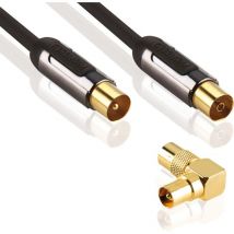 Profigold PROL8703 Kabel GOLD Antenne Koaxial M/F Kontakte