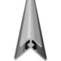 Profilé angle 90° extérieur pour panneau vipanel 3 mm - Aluminium mat, hauteur 150 cm