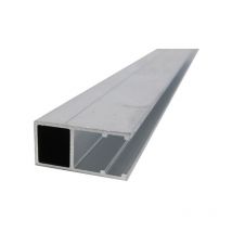 Profil bordure monobloc (en u) - toiture polycarbonate - Coloris - Aluminium, Epaisseur - 16 mm, Longueur - 4 m