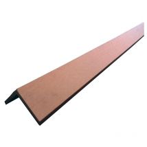 Profil d'angle bois composite pour bardage - Coloris - Brun rouge, Epaisseur - 6 cm, Largeur - 6 cm, Longueur - 270 cm
