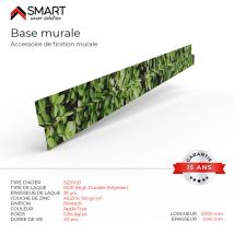 Profilé de joint Tôle bac acier - Toiture - Couverture - plaque H12 Coloris Apple Tree Printech L=2m