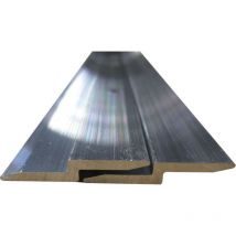 Profil d'accrochage pour panneaux - Epaisseur : 2 mm - Hauteur : 28 mm - Longueur : 1100 mm - Matériau : Aluminium Bohnacker