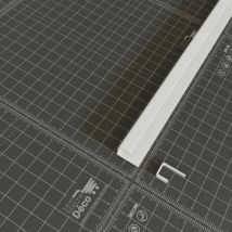 Profil d'Arrêt pvc 8 mm - Longueur 2.60 m - Blanc