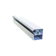 Profil de bordure porteur adaptable au polycarbonate 16/32 mm en aluminium laqué - Coloris - Blanc ral 9010, Longueur - 4 m