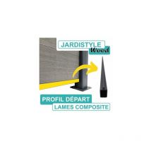 Profil de Départ Aluminium pour Clôture Composite