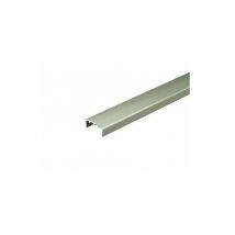 Seed Gammiste - Profil de placard coulissant U19/25 - 2550 mm - argent