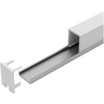 Hs Rowe - Profil encastré en aluminium a l 4000 mm, Profil