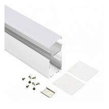 Delitech - Profilé led Linéaire - Série L70 - 1,5 mètre - Aluminium - Diffuseur opaque