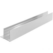 Idralite - Profil mural en aluminium chromé pour cabine et porte de douche h 185