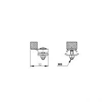 Ferco - Arret pour coulissant - Rail : 120.000 (80Kg) - 170.000 (130Kg) - rob