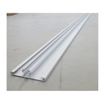 Profile acier vertical double 1600x95x30mm pour installation de coffrets et tableaux de distribution ABB