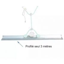Profilé aluminium 3 m pour règle vibrante Imer