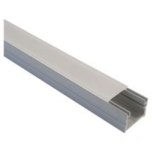 Profile aluminium pour ruban Led avec diffuseur clipsable - utilisable avec les corniches d'éclairage Orac